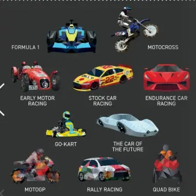 Activity Book - My Sticker Paintings: Cars