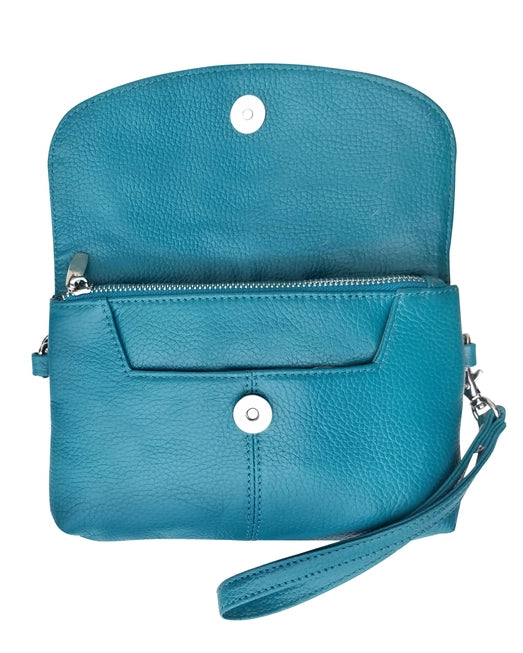 Cowhide Leather Crossbody Clutch Bags - 6 Colors
