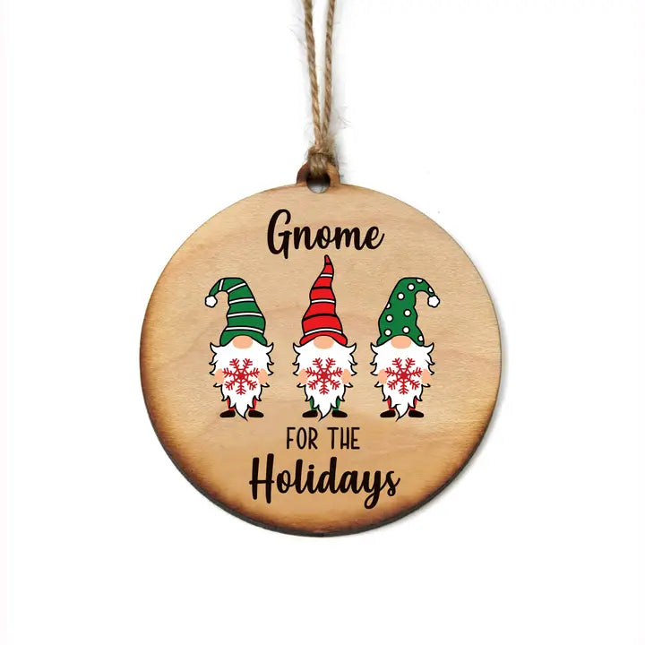 Gnome For the Holidays Christmas Ornament