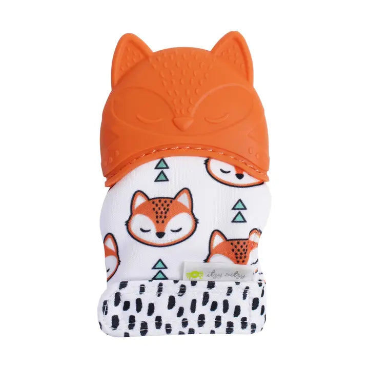 Itzy Mitt™ Silicone Teething Mitt - Fox