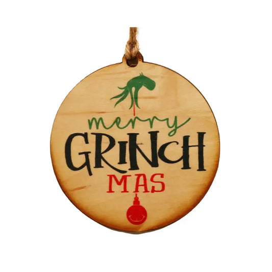 Merry Grinch Mas Christmas Ornament