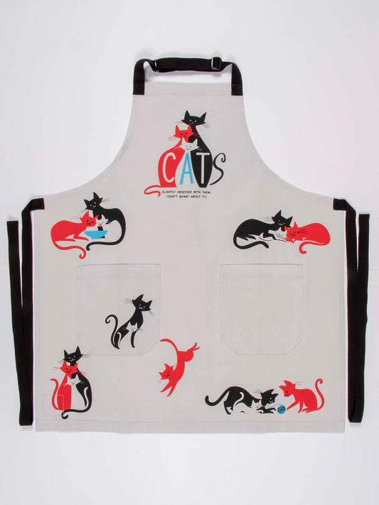 Blue Q - CATS. Slightly Obsessed With Them. (Don't Worry About It) Apron