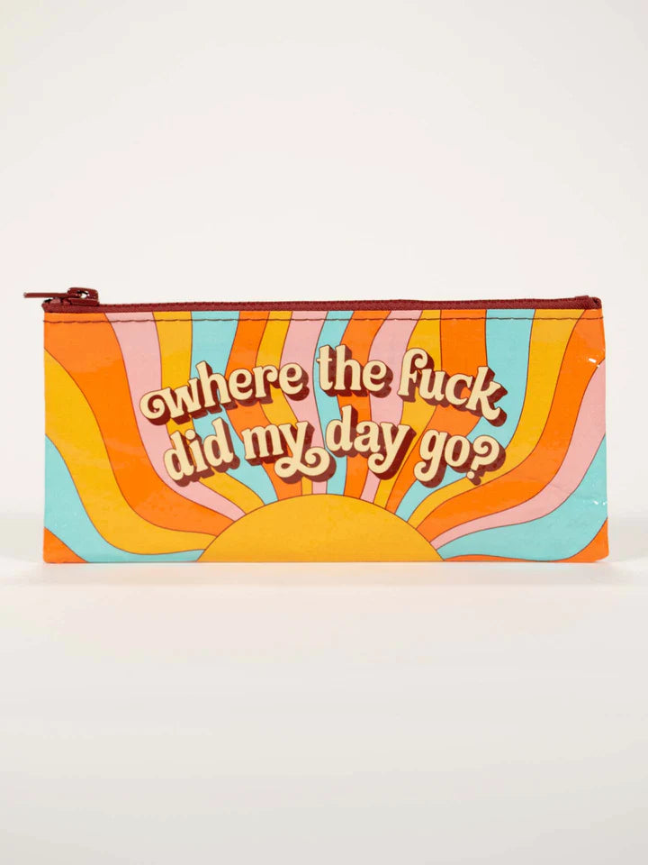 Blue Q Where'd My Day Go Pencil Case