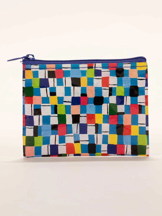 Blue Q Checkerboard Coin Purse