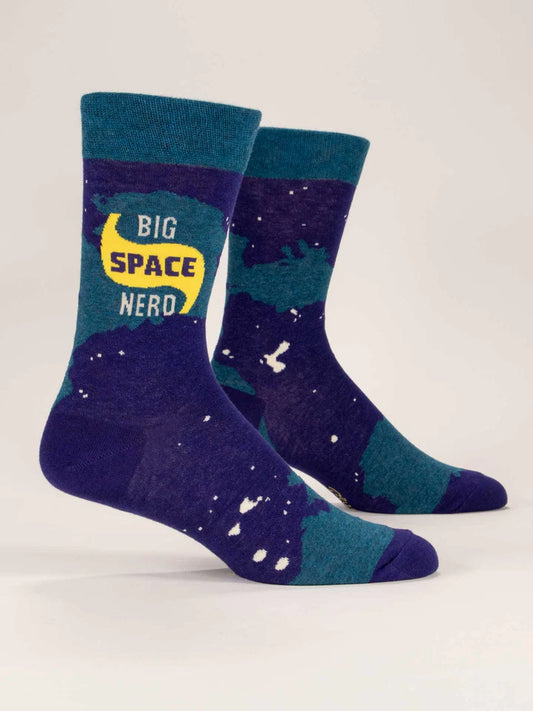 Blue Q Big Space Nerd Men's Socks