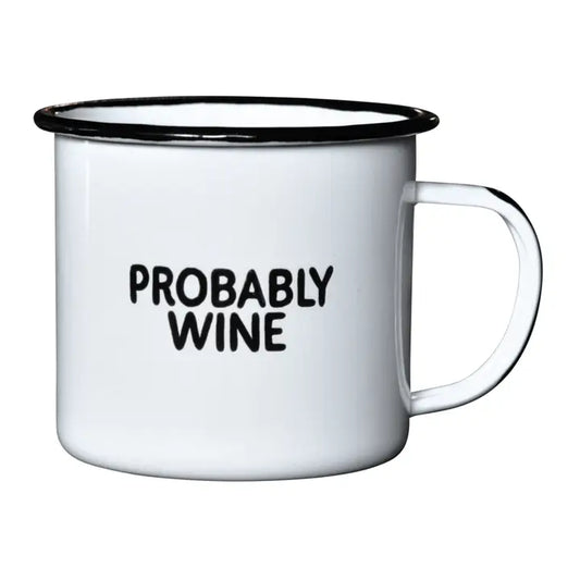 Probably Wine | Enamel Mug