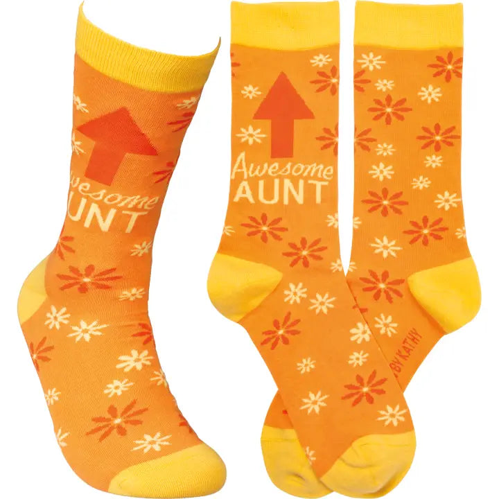 Primitive by Kathy Awesome Aunt Socks