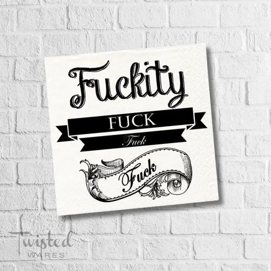 Fuckity Fuck Fuck | Cocktail Party Napkins