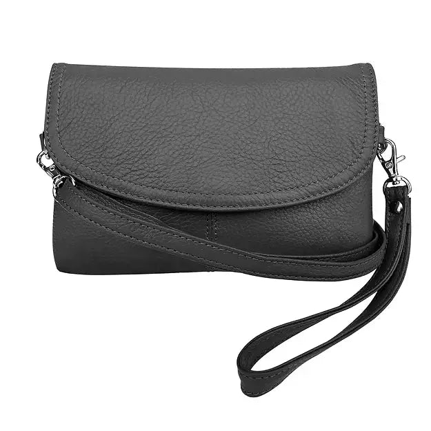 Cowhide Leather Crossbody Clutch Bags - 6 Colors