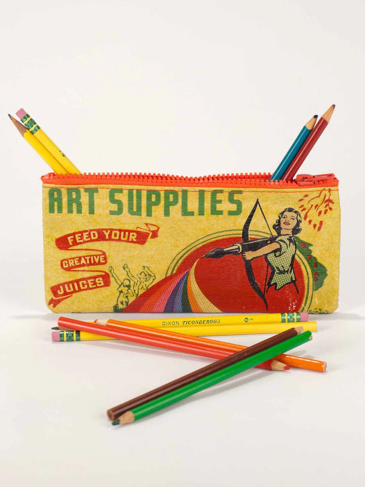 Blue Q Art Supplies Pencil Case