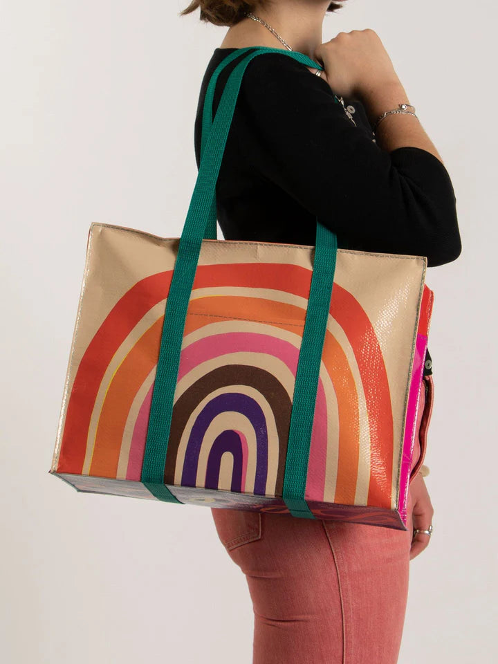 Blue Q Rainbow Shoulder Tote