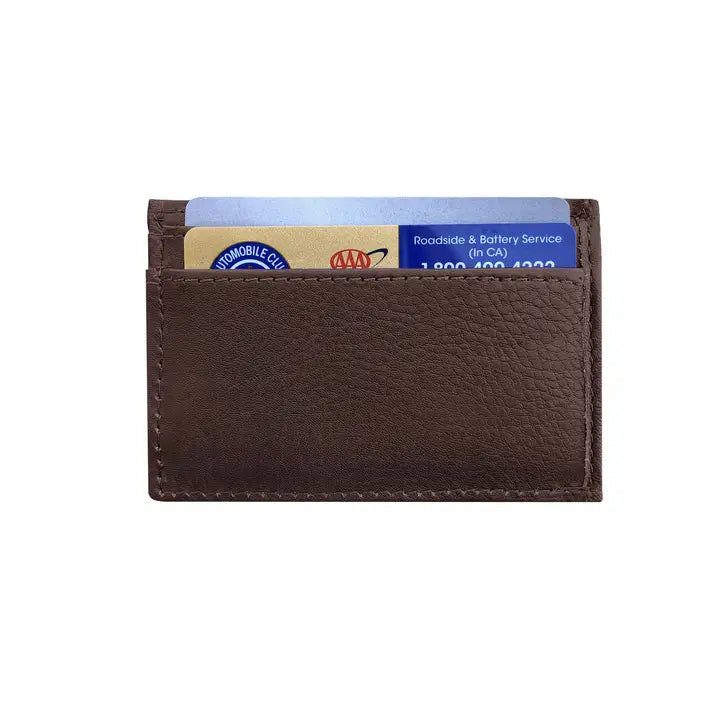 Cowhide Leather Magnetic Money Clip - 2 colors