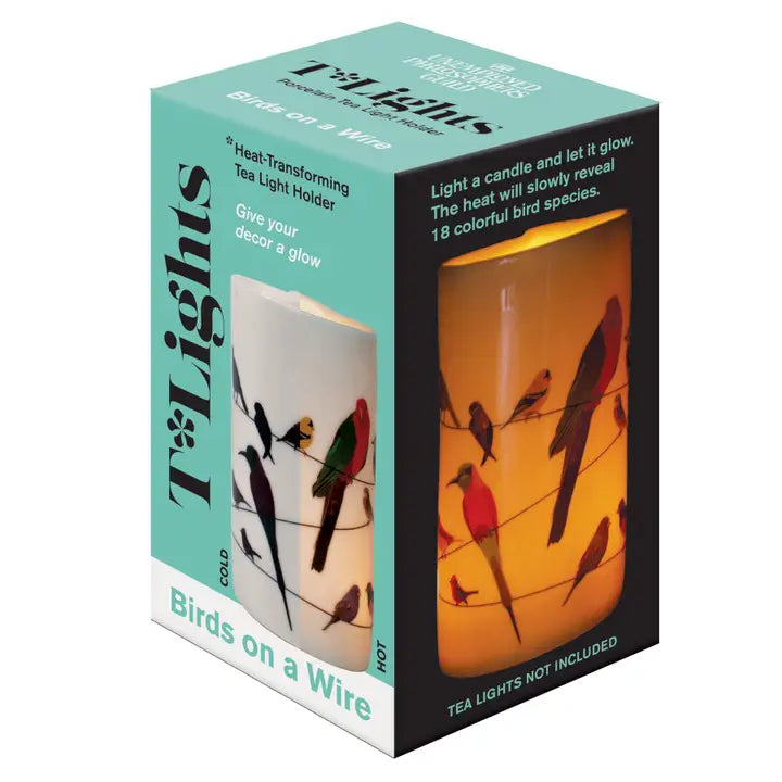 Birds On A Wire T-Light Holder