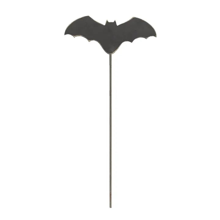 Wooden Bat Planter Stake/Accent, 4"H