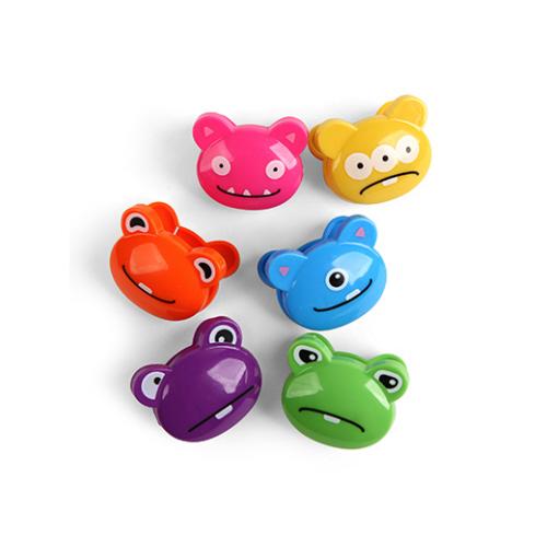 BAG CLIPS CRAZY MONSTERS S/6