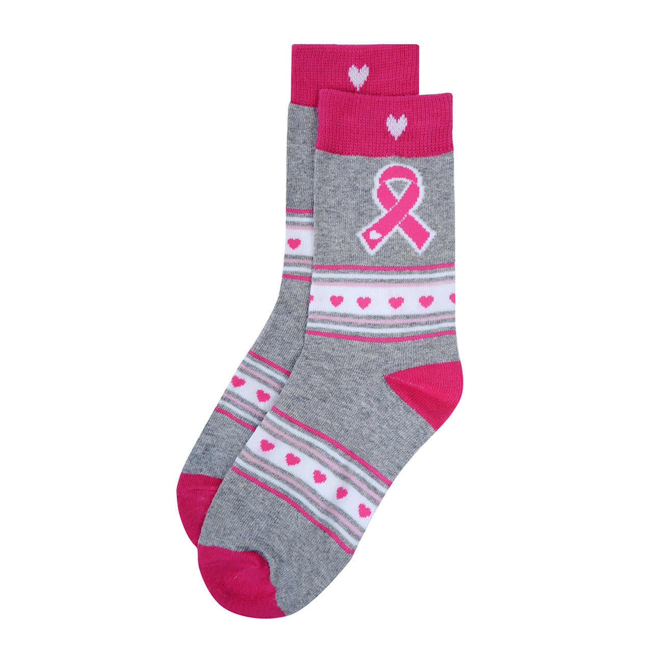 Women's Breast Cancer Ribbon Socks