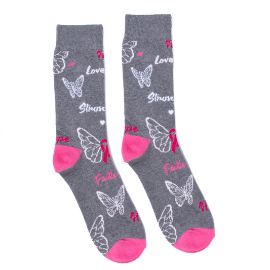 Women's Breast Cancer Awareness Socks