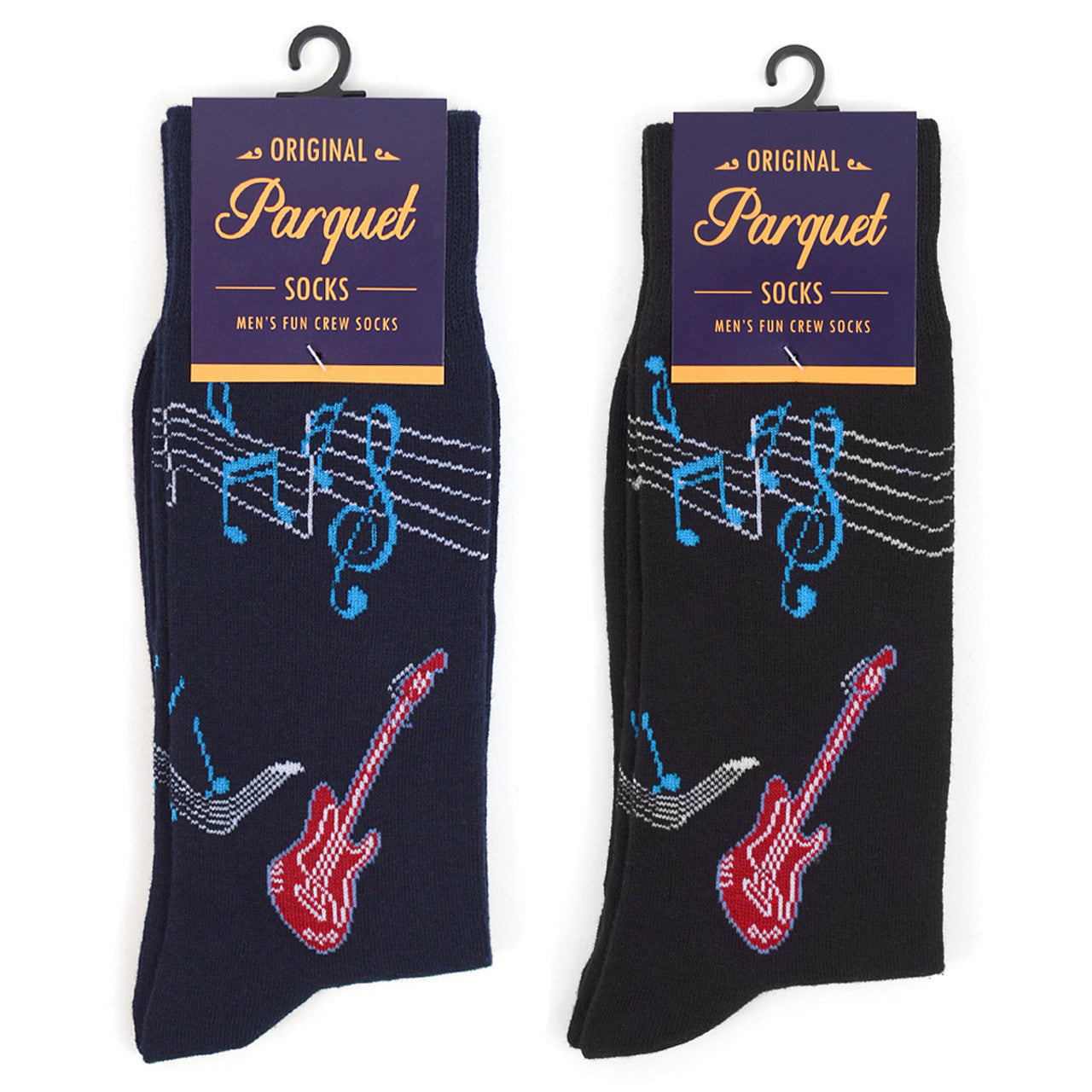 Men's Guitar & Music Notes Socks