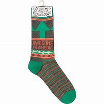 Primitive by Kathy Awesome Neighbor Socks