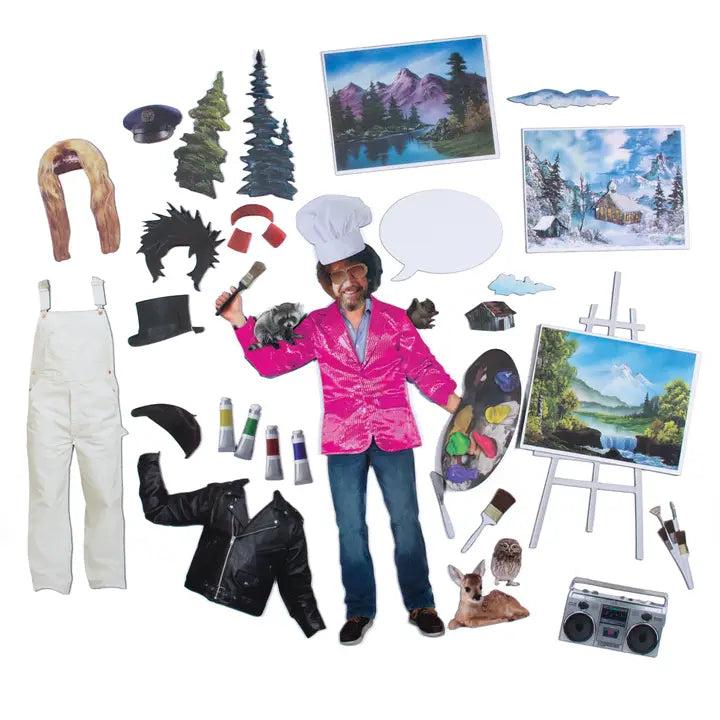 Bob Ross Joy of Painting Magnetic Dress Set