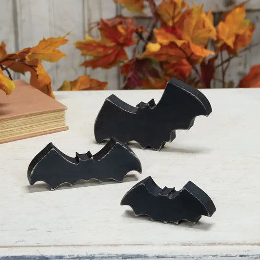 3/Set, Wooden Bat Chunky Sitters