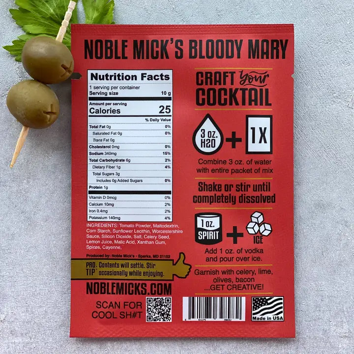 Bloody Mary Single Serve Craft Cocktail