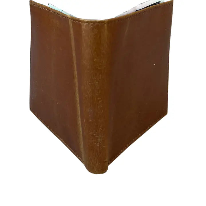 Top Vintage Cowhide Leather Bi-Fold Wallets - 2 Colors