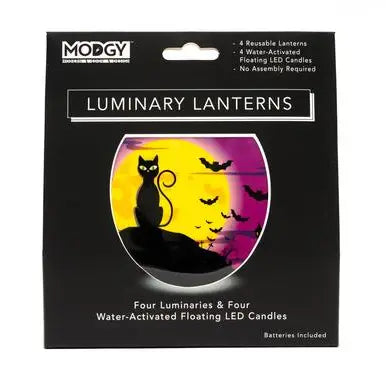 Luminary Lantern - Salem - Halloween Black Cat