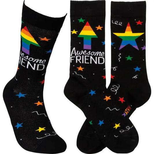 Primitive by Kathy Awesome Friend Socks